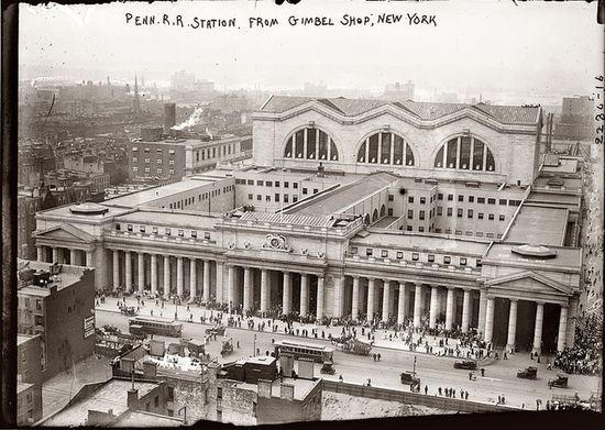 Пенсильванский железнодорожный вокзал в 1900-х годах