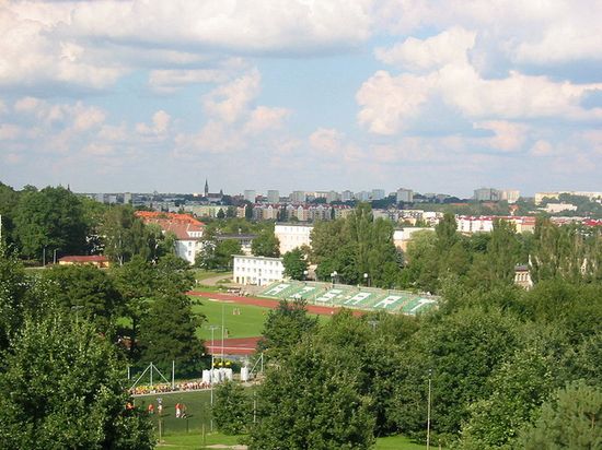 Стадион Варминско-Мазурского университета в Кортово