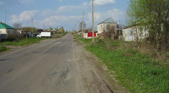 Улица в Русской Гвоздёвке