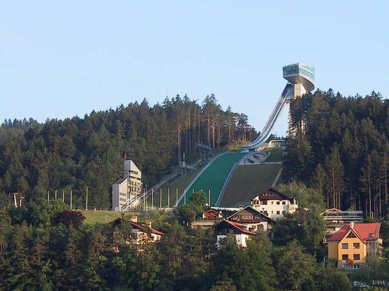 Олимпийский трамплин Бергизель в Инсбруке