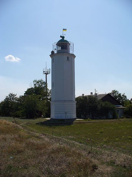 Санжейский маяк. Вид с востока