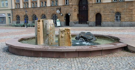 фонтан на рыночной площади