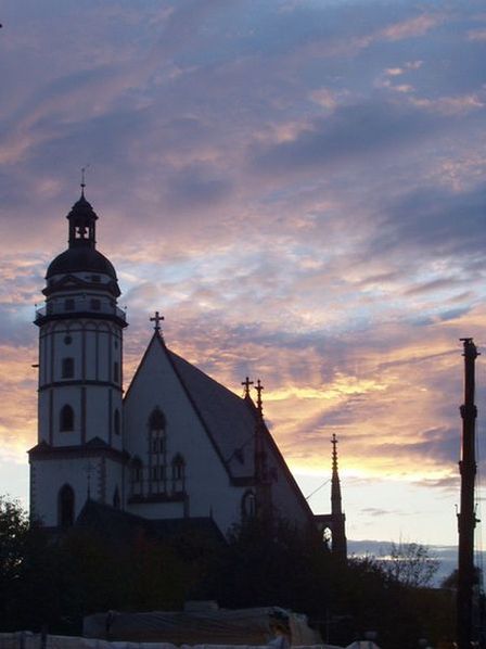 Церковь св. Фомы на закате