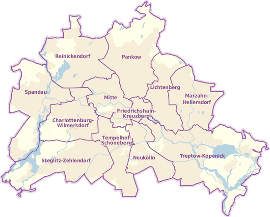 Административное деление Берлина