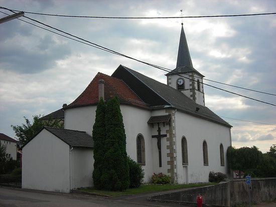 Церковь Сен-Фиакр в Бервиллер-ан-Мозель.