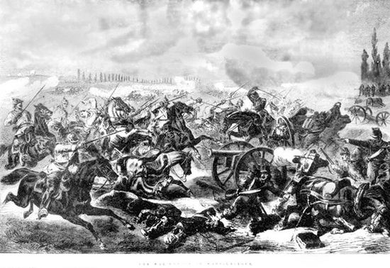 Битва при Марс-ла-Тур 16 августа 1870 года, последняя большая битва кавалерии.