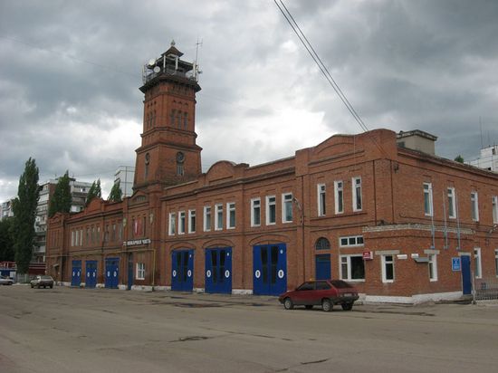 Пожарная часть и каланча, постройка начала XX века