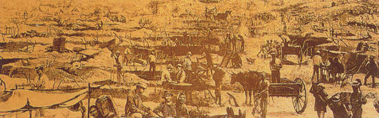 «Алмазная лихорадка» в Кимберли, 1870-е гг.