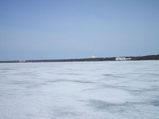 Вид на Репино со стороны Финского залива