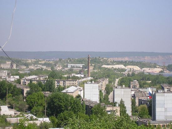 Вид на посёлок Яблоневый Овраг