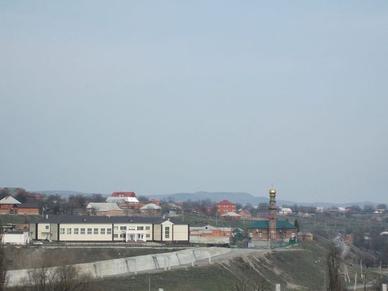 Вид на город со стороны крепости, 2011 год.
