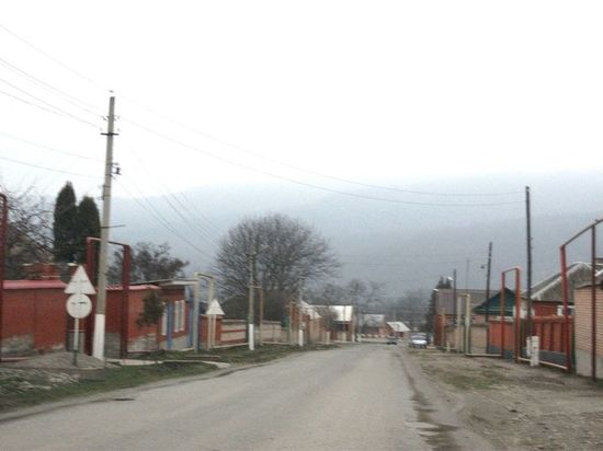 Улица Ленина в селе Алхасты