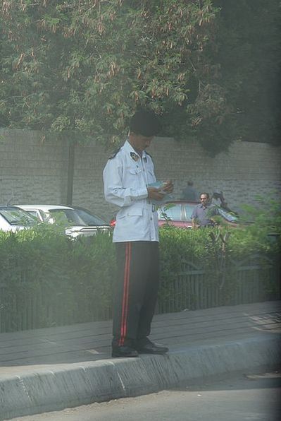 Полицейский в Каире