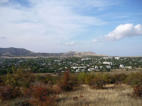 Вид на город и гору Агармыш.