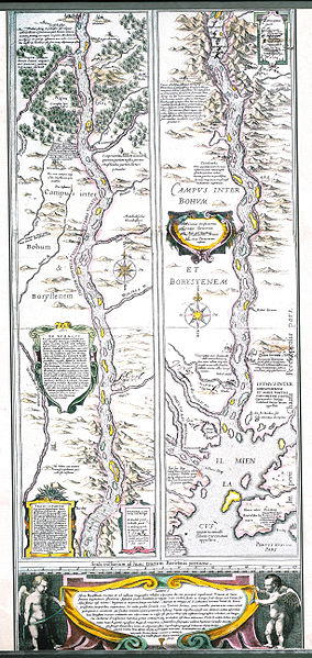«Борисфенский путь». Карта 1643 года