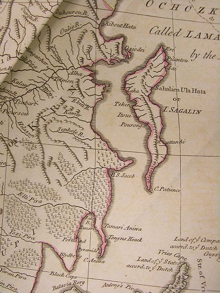 Селение <i>Pourongai</i> появляется на карте Сахалина 1773 г (основывающейся на более ранней карте д’Анвиля, который в свою очередь использовал данные, полученные иезуитами, посетившими устье Амура в 1709 г, от местных жителей, ездивших на Сахалин)