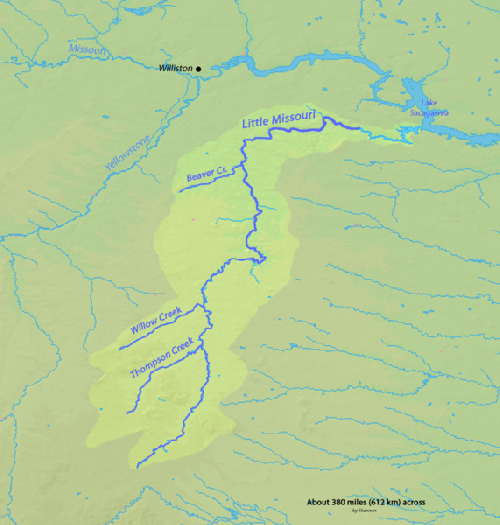  Схема бассейна реки