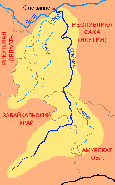  Бассейн реки Олёкмы