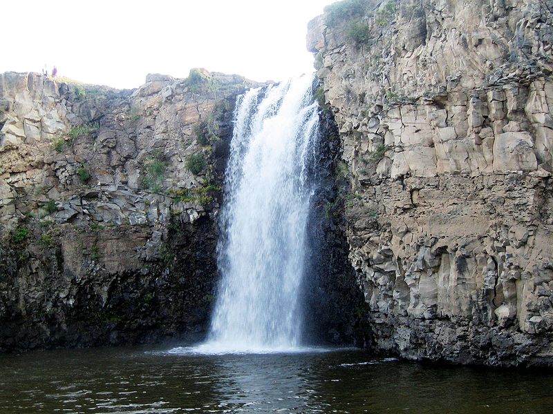 Водопад на Орхоне
