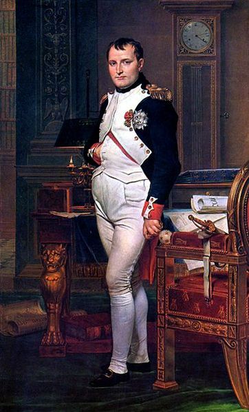 Император Наполеон в своем кабинете в Тюильри. Жак Луи Давид (1812)