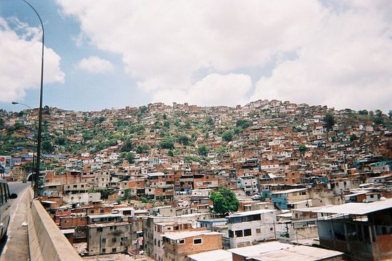 Трущобы Каракаса.
