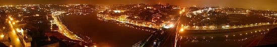 Ночная панорама Порту (вид со стороны Вила-Нова-де-Гайа)