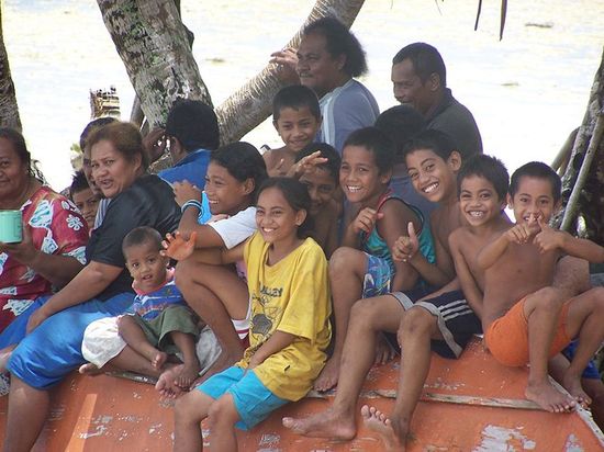 Дети острова Ниутао.