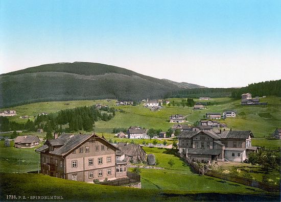 Шпиндлерув-Млин в 1900-м году