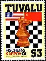 Почтовая марка Тувалу.